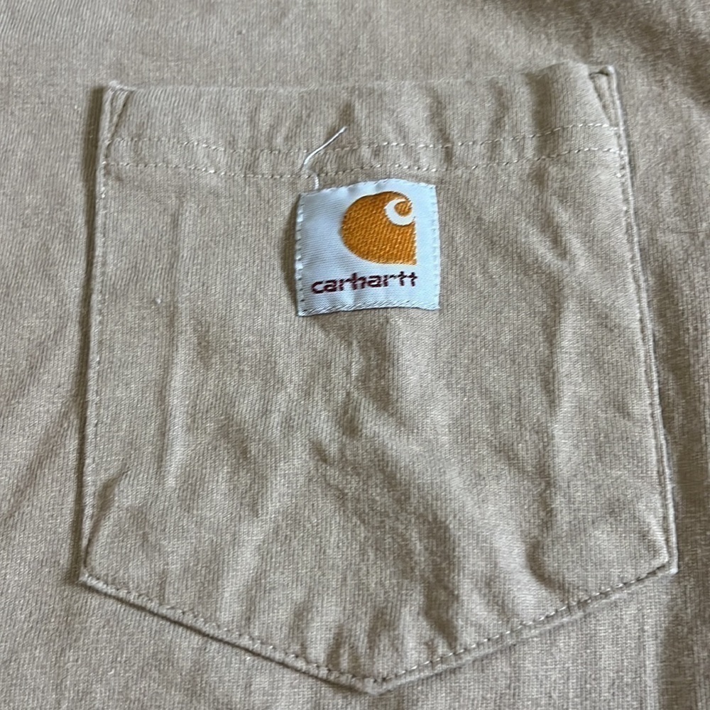 Carhartt Light Brown Tee Size 4XL - Picture 2 of 8